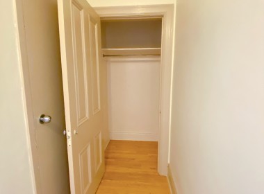 Closet, 2 Bedroom Apartment, 116, North George Street